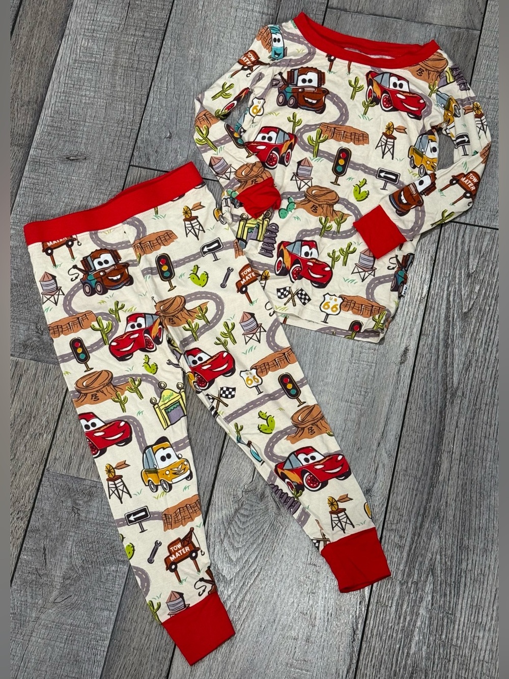 Little Sleepies Disney Pixar Cars Radiator Springs bamboo pajama set